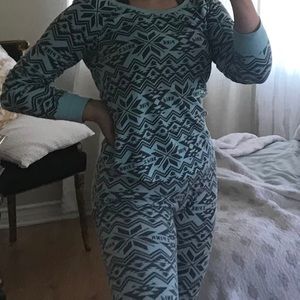 PINK  Christmas Pajama Set